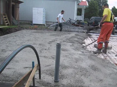 Gjuter betonggrund